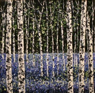 Lavender and Silver Birch