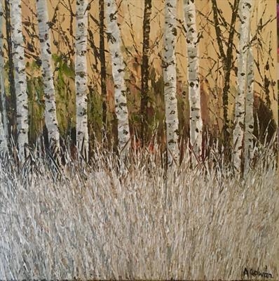 Silver Grasses with Birch