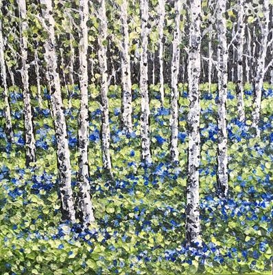 Bluebells and Birch