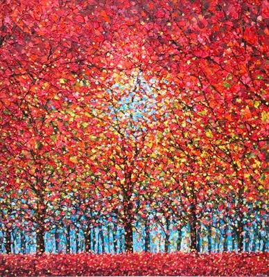 Red Trees with Teal