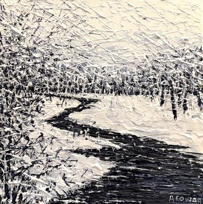 A Chilly Day by Alison Cowan, Painting, Acrylic on canvas