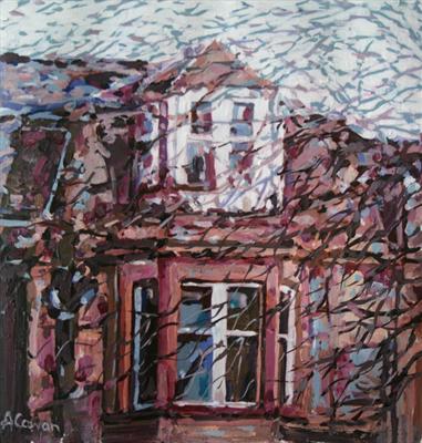 A Room with a View by Alison Cowan, Painting, Acrylic on canvas