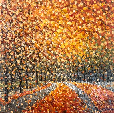 All Roads Lead by Alison Cowan, Painting, Acrylic on canvas
