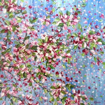 Apple Blossom by Alison Cowan, Painting, Acrylic on canvas