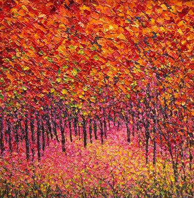 Autumn Majesty by Alison Cowan, Painting, Acrylic on canvas