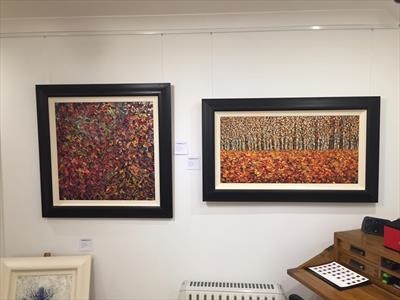 Autumnal Tapestry & Vista by Alison Cowan, Painting