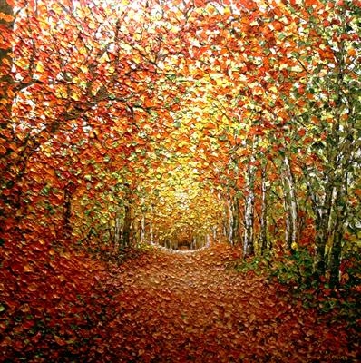 Avenue by Alison Cowan, Painting, Acrylic on canvas