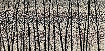 Black Trees by Alison Cowan, Painting, Acrylic on canvas