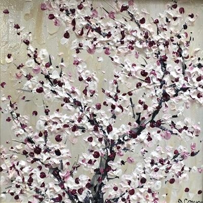 Blossom Branch by Alison Cowan, Painting, Acrylic on canvas