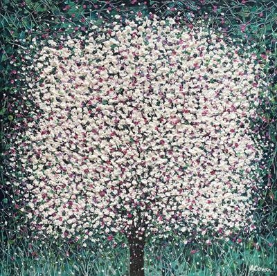 Blossom Flourish by Alison Cowan, Painting, Acrylic on canvas