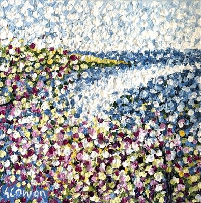 Blue Yonder by Alison Cowan, Painting, Acrylic on canvas