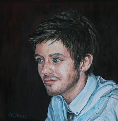 Bobby by Alison Cowan, Painting, Acrylic on canvas