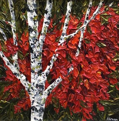 Branching Out 2. by Alison Cowan, Painting, Acrylic on canvas