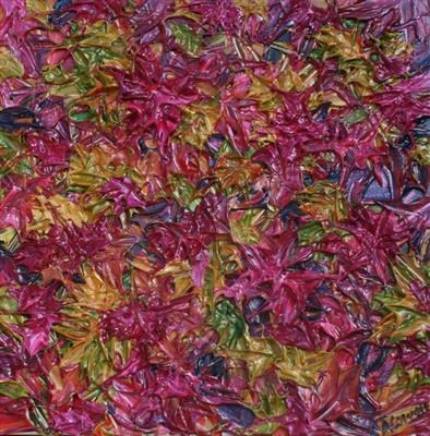 Brocade by Alison Cowan, Painting, Acrylic on canvas