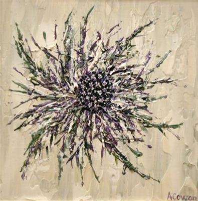 Buttonhole by Alison Cowan, Painting, Acrylic on canvas