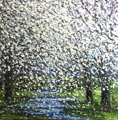 Cascade by Alison Cowan, Painting, Acrylic on canvas