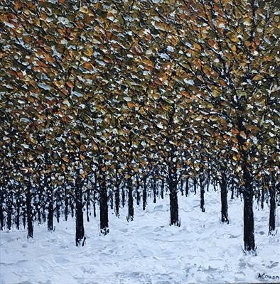 Early Snow by Alison Cowan, Painting, Acrylic on canvas