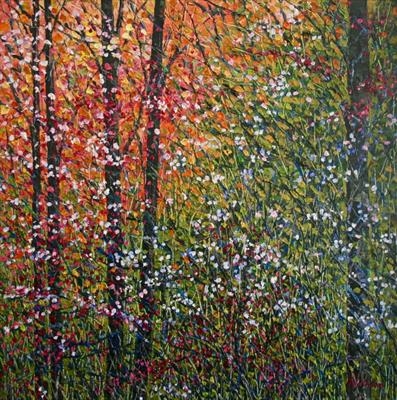 Enchanted by Alison Cowan, Painting, Acrylic on canvas