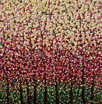 Enchanted Wood by Alison Cowan, Painting, Acrylic on canvas