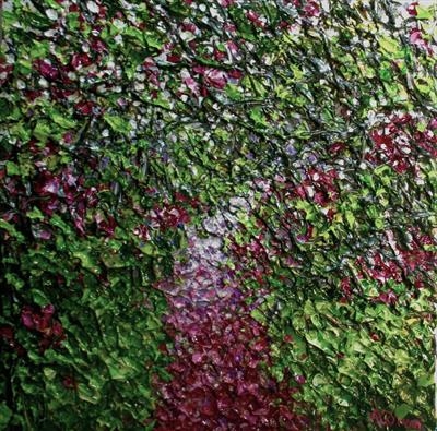 Fairy Path by Alison Cowan, Painting, Acrylic on canvas