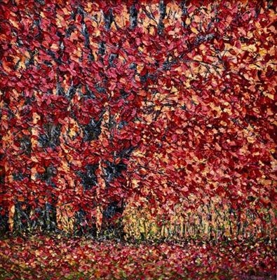 Family of Trees by Alison Cowan, Painting, Acrylic on canvas