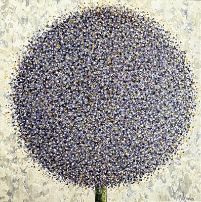 Glisten Pom Pom by Alison Cowan, Painting, Acrylic on canvas
