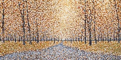 Glowing Vista by Alison Cowan, Painting, Acrylic on canvas