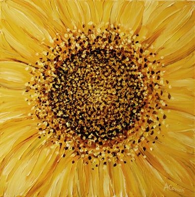 Golden Eye by Alison Cowan, Painting, Acrylic on canvas