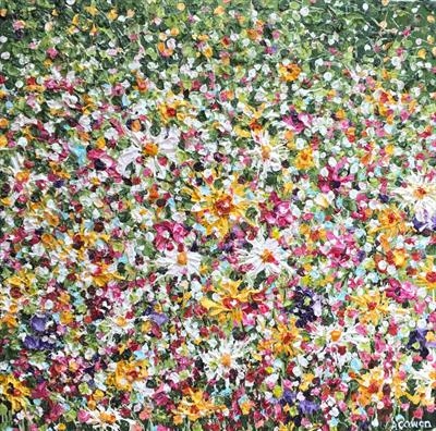 Growing Wild by Alison Cowan, Painting, Acrylic on canvas
