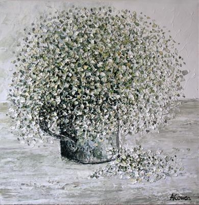 Gypsyophila by Alison Cowan, Painting, Acrylic on canvas