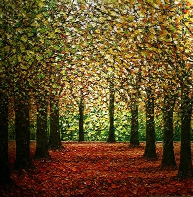 Into the Light by Alison Cowan, Painting, Acrylic on canvas