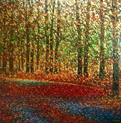 Just Around the Corner by Alison Cowan, Painting, Acrylic on canvas