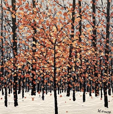 Last Fall by Alison Cowan, Painting, Acrylic on canvas
