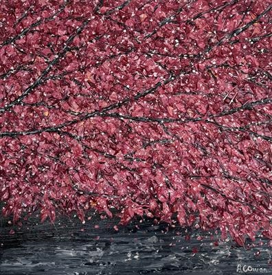 Maple Fall by Alison Cowan, Painting, Acrylic on canvas