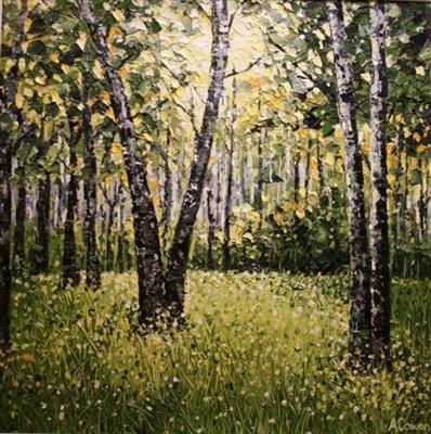 Meadow by Alison Cowan, Painting, Acrylic on canvas