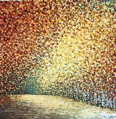 Mellow Dawn by Alison Cowan, Painting, Acrylic on canvas