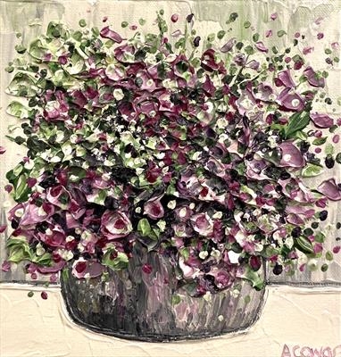 Pot of Joy by Alison Cowan, Painting, Acrylic on canvas