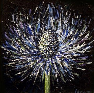 Scottish Flourish 2. by Alison Cowan, Painting, Acrylic on canvas