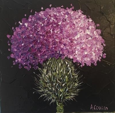 Scottish 'Fro by Alison Cowan, Painting, Acrylic on canvas