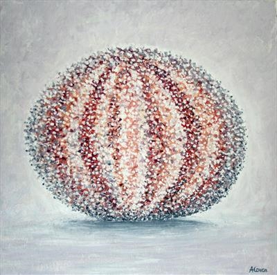 Sea Urchin by Alison Cowan, Painting, Acrylic on canvas