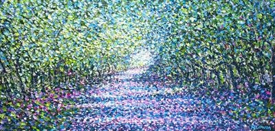 Secret Path by Alison Cowan, Painting, Acrylic on canvas