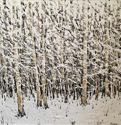 Snowfall by Alison Cowan, Painting