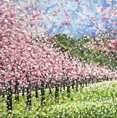 Spring Fling by Alison Cowan, Painting, Acrylic on canvas