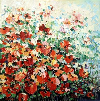 Summer Daze by Alison Cowan, Painting, Acrylic on canvas