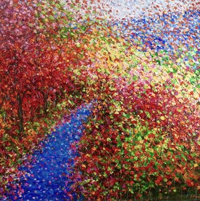 Summer Splendor by Alison Cowan, Painting, Acrylic on canvas