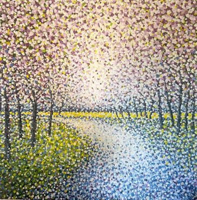 Summer Sun by Alison Cowan, Painting, Acrylic on canvas