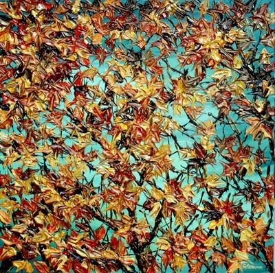 Trellis by Alison Cowan, Painting, Acrylic on canvas