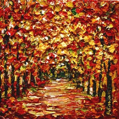 Wee Avenue by Alison Cowan, Painting, Acrylic on canvas