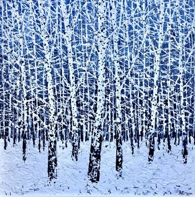 White as Snow by Alison Cowan, Painting, Acrylic on canvas