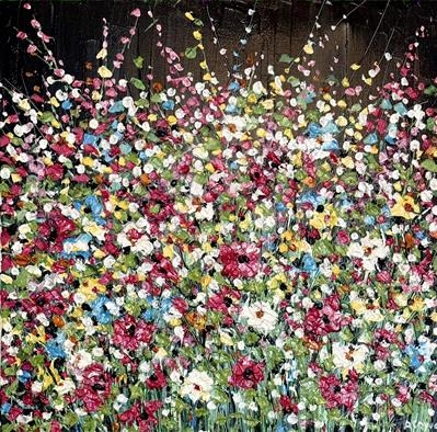 Wild and Free by Alison Cowan, Painting, Acrylic on canvas